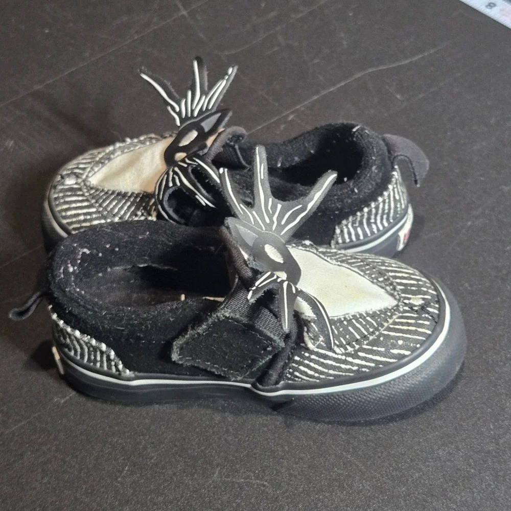 Vans Toddler Nightmare Before Christmas Jack Skellington Shoes 5 Halloween Goth